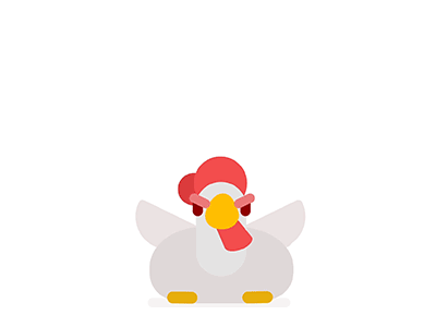 pollo enojado